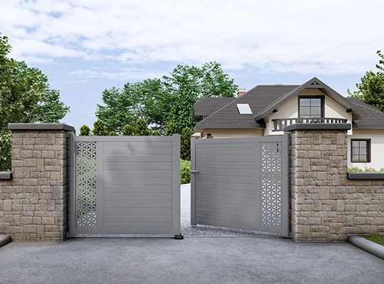 portail mosaïc motifs personnalisés